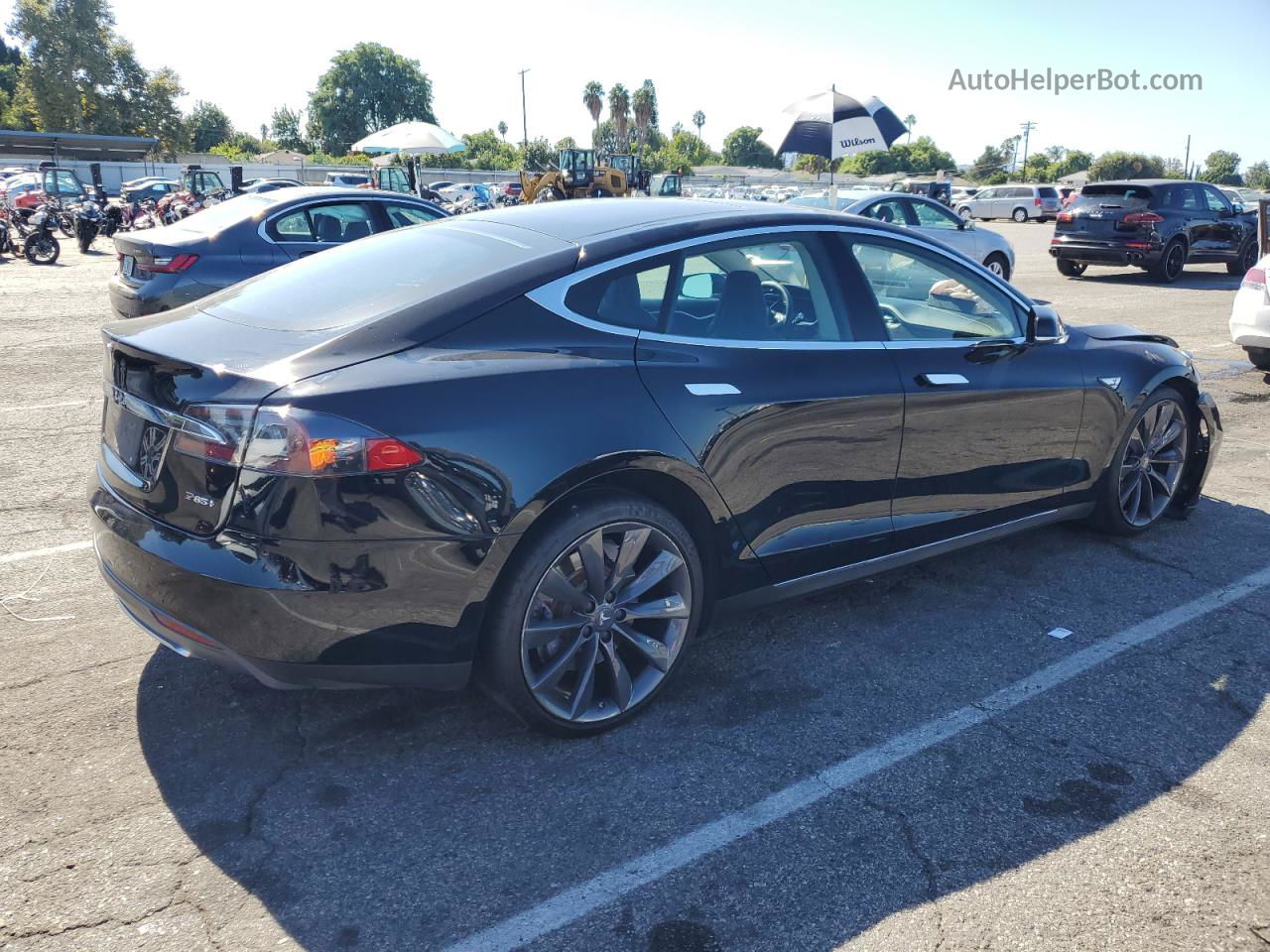 2013 Tesla Model S  Black vin: 5YJSA1DPXDFP23106