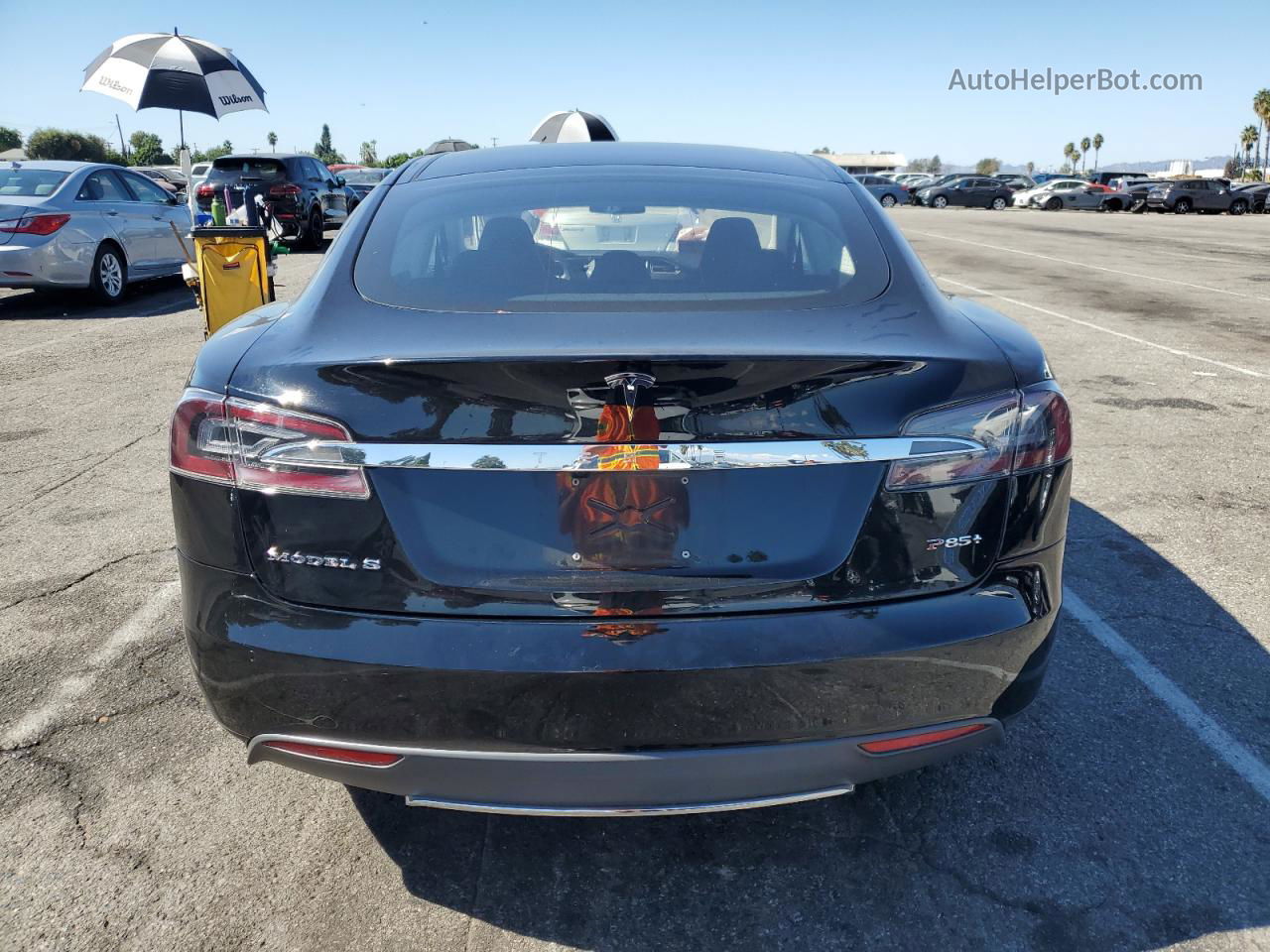 2013 Tesla Model S  Black vin: 5YJSA1DPXDFP23106