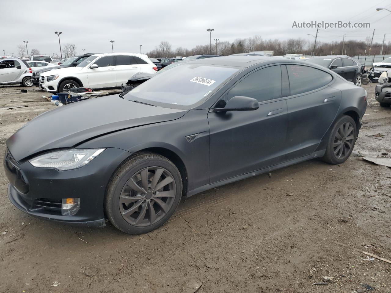 2013 Tesla Model S  Черный vin: 5YJSA1DPXDFP25793