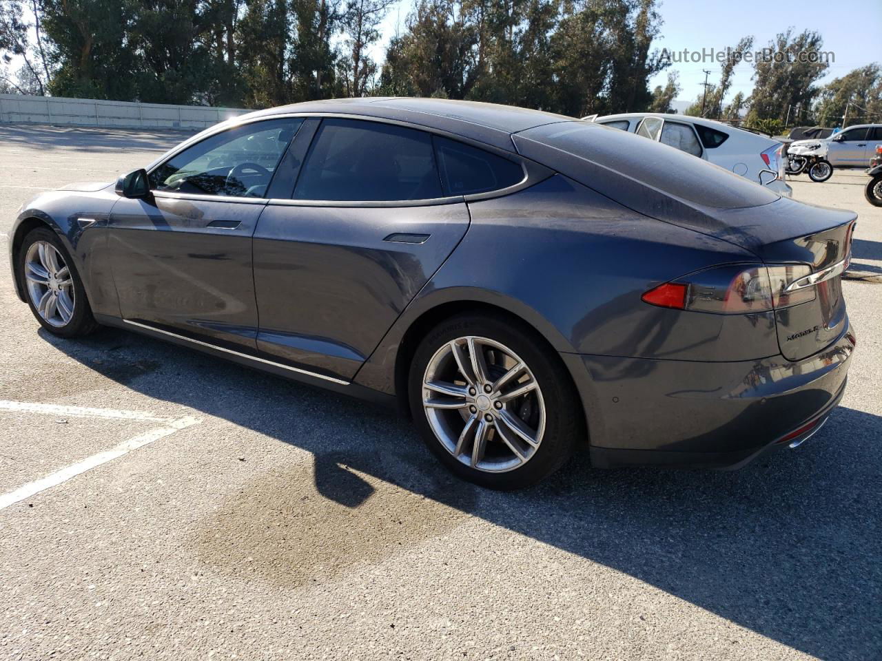 2015 Tesla Model S  Gray vin: 5YJSA1E11FF118985