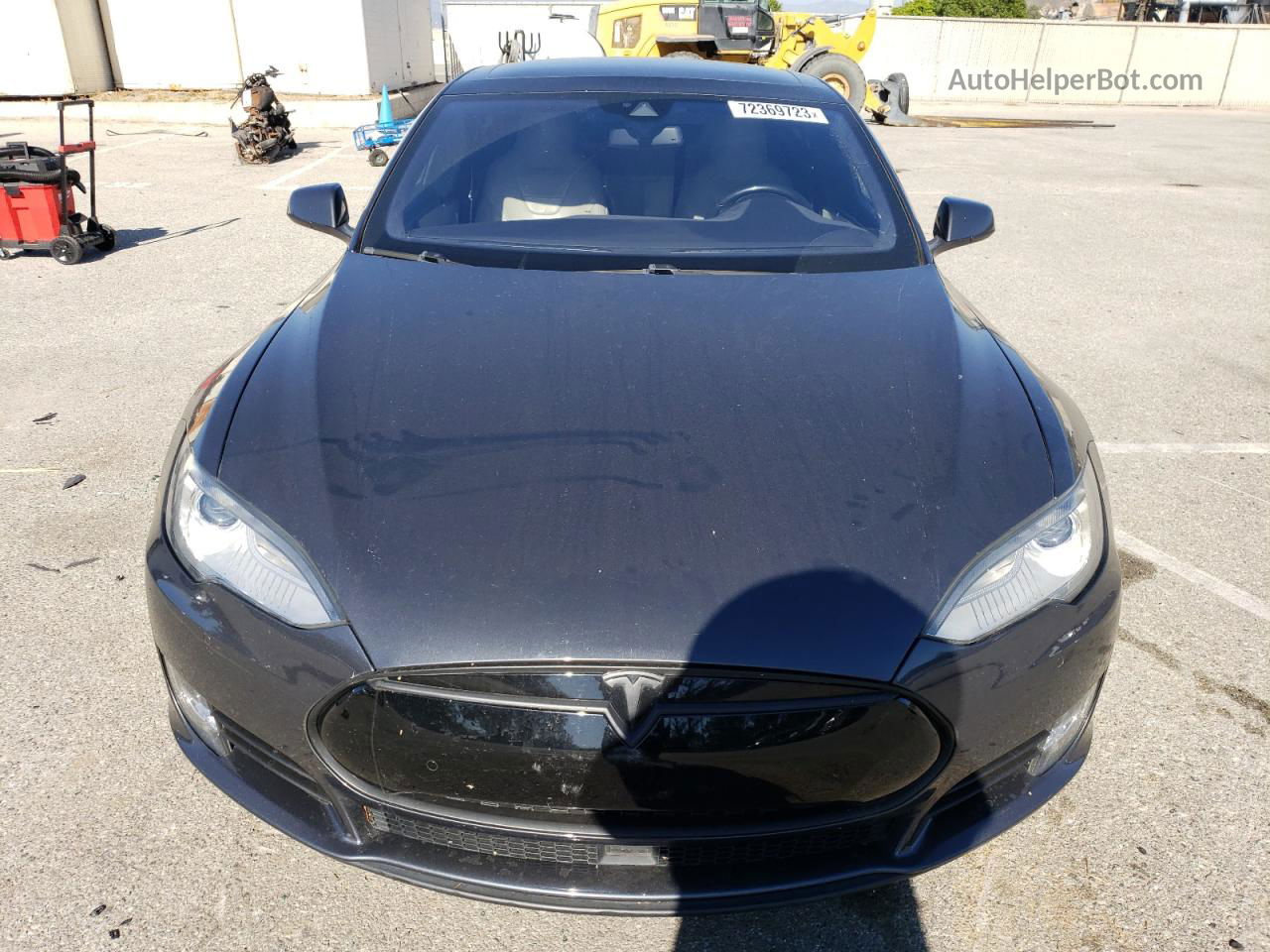 2015 Tesla Model S  Gray vin: 5YJSA1E11FF118985