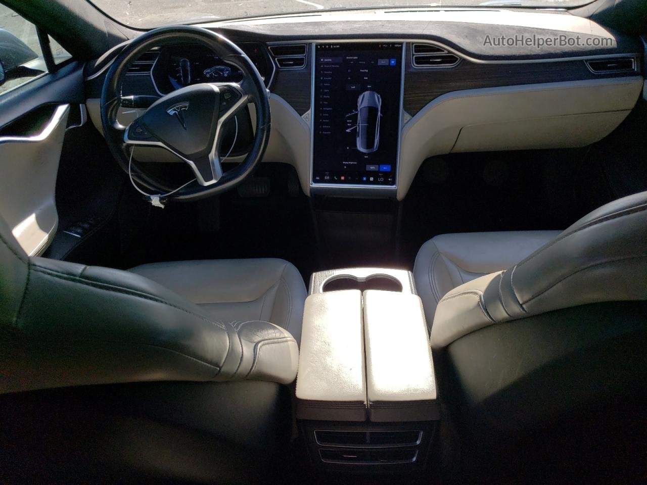 2015 Tesla Model S  Gray vin: 5YJSA1E11FF118985
