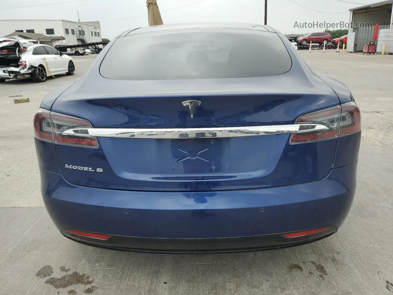 2016 Tesla Model S  Синий vin: 5YJSA1E11GF176144