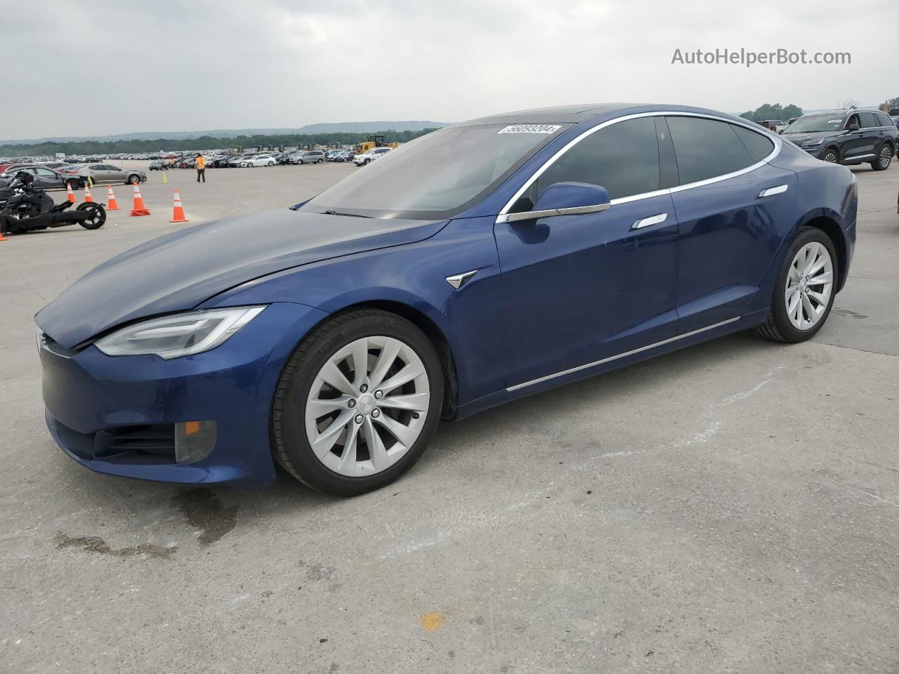 2016 Tesla Model S  Синий vin: 5YJSA1E11GF176144