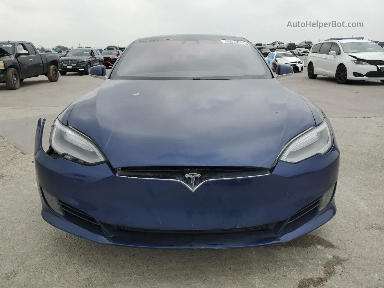 2016 Tesla Model S  Синий vin: 5YJSA1E11GF176144