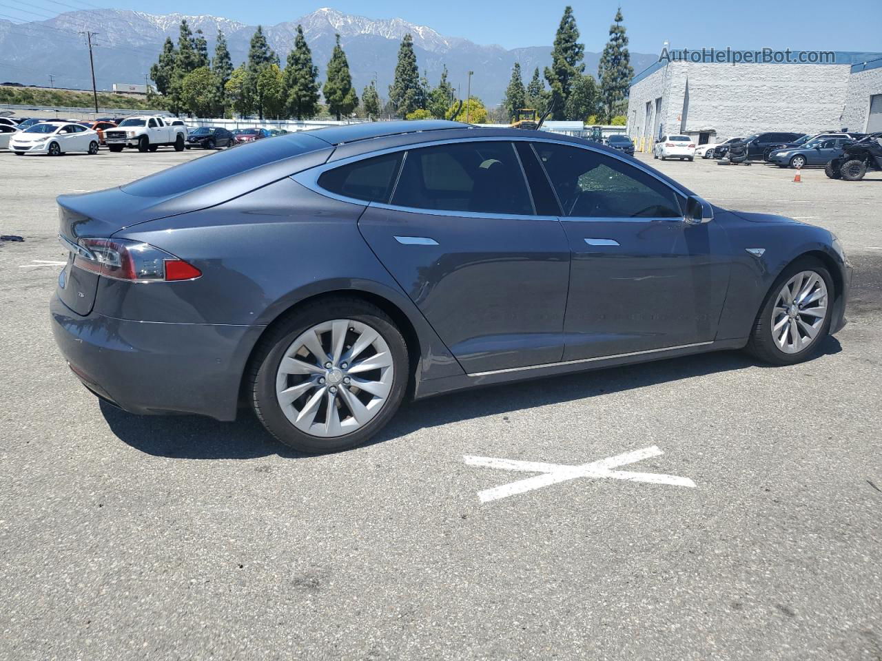 2016 Tesla Model S  Gray vin: 5YJSA1E12GF142987