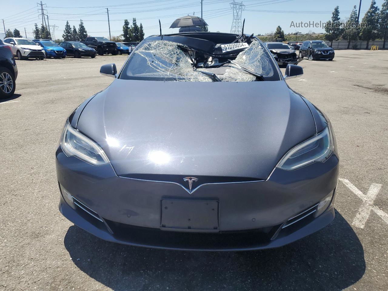 2016 Tesla Model S  Gray vin: 5YJSA1E12GF142987