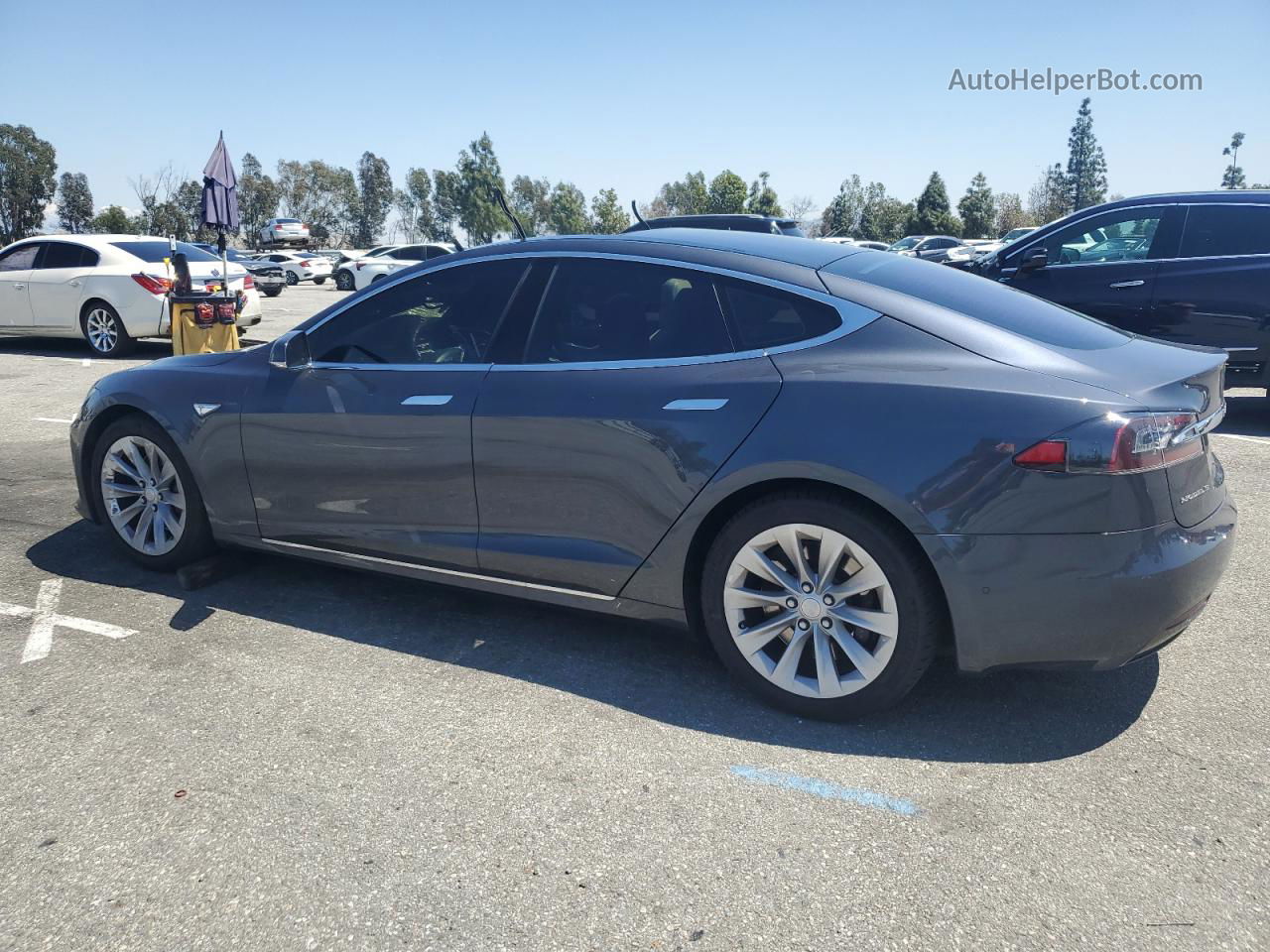 2016 Tesla Model S  Серый vin: 5YJSA1E12GF142987