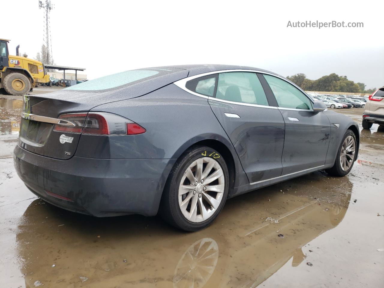 2016 Tesla Model S  Gray vin: 5YJSA1E12GF154654