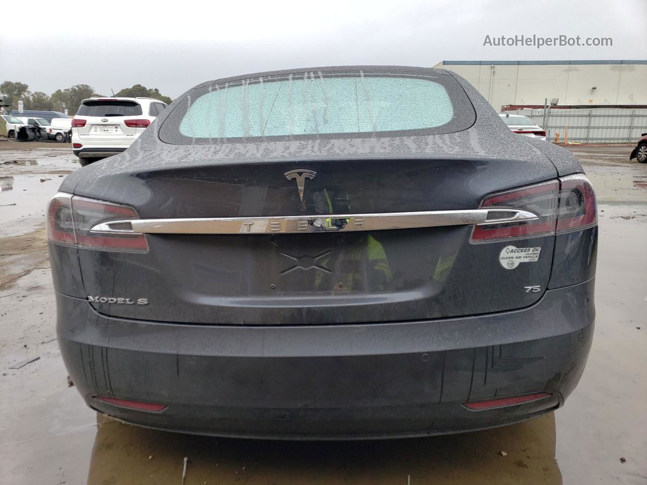 2016 Tesla Model S  Серый vin: 5YJSA1E12GF154654