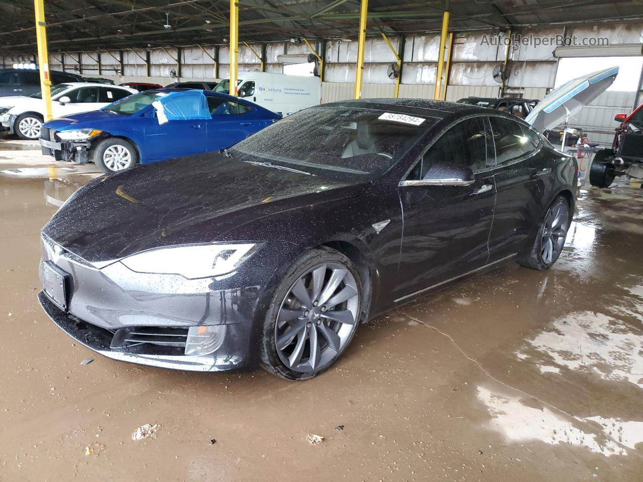 2016 Tesla Model S  Black vin: 5YJSA1E14GF159449