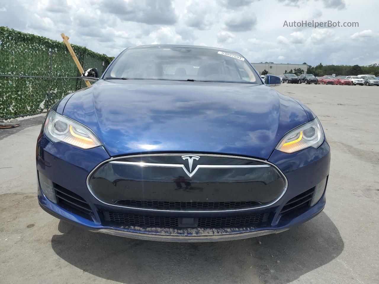 2016 Tesla Model S  Синий vin: 5YJSA1E16GF132897