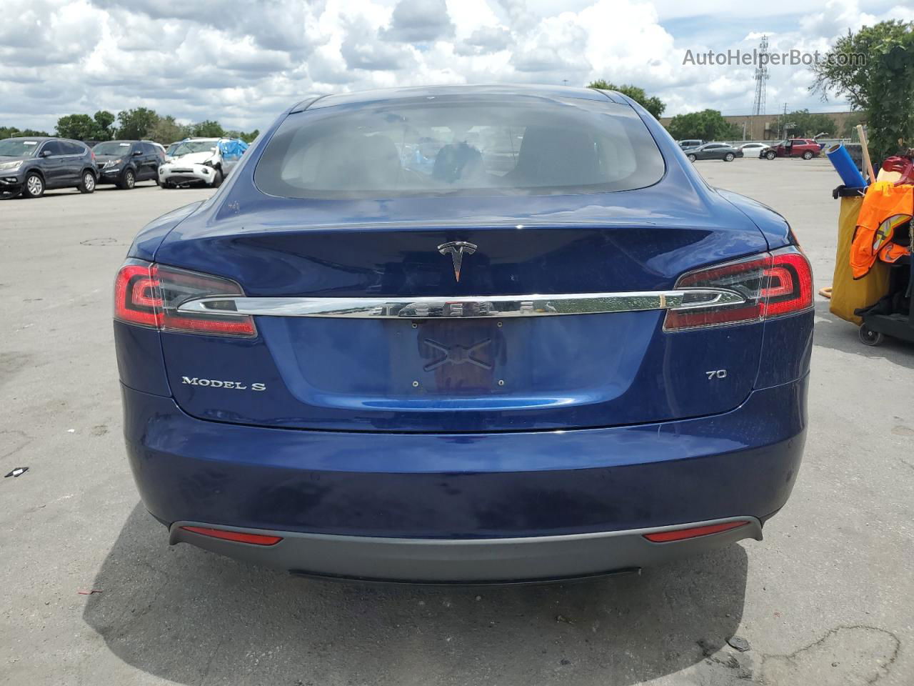 2016 Tesla Model S  Синий vin: 5YJSA1E16GF132897