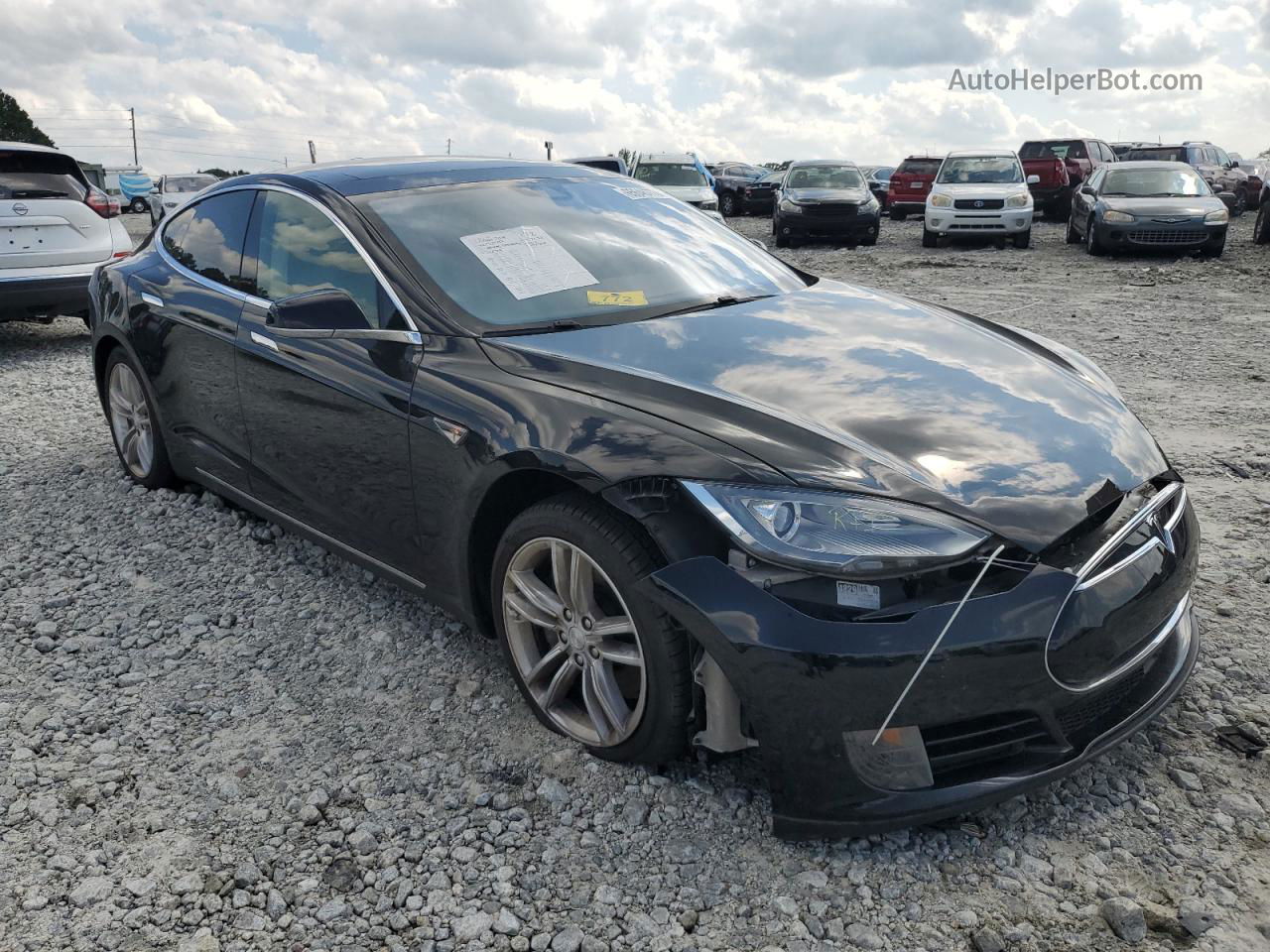 2015 Tesla Model S  Black vin: 5YJSA1E17FF116965