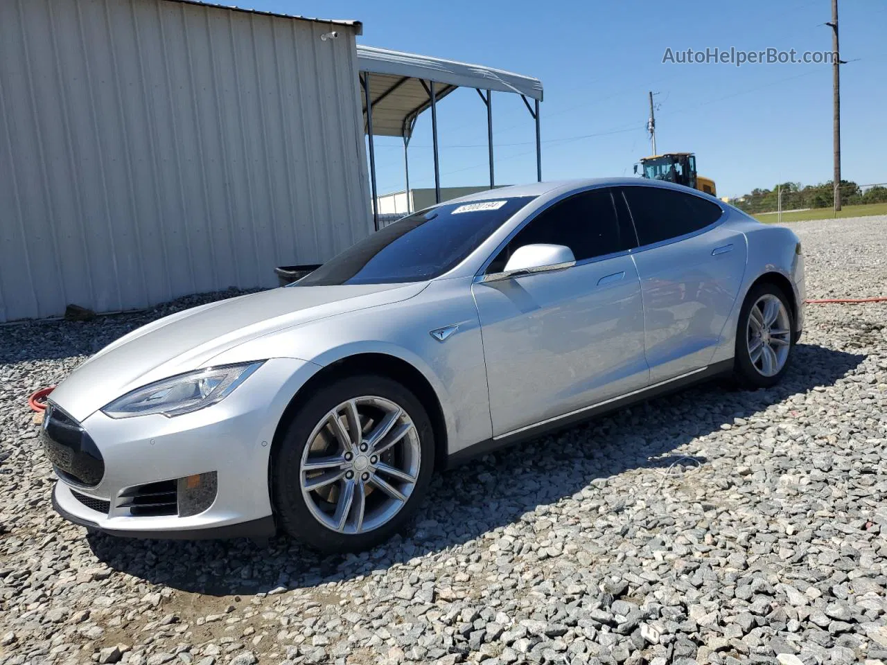 2016 Tesla Model S  Silver vin: 5YJSA1E17GF122203