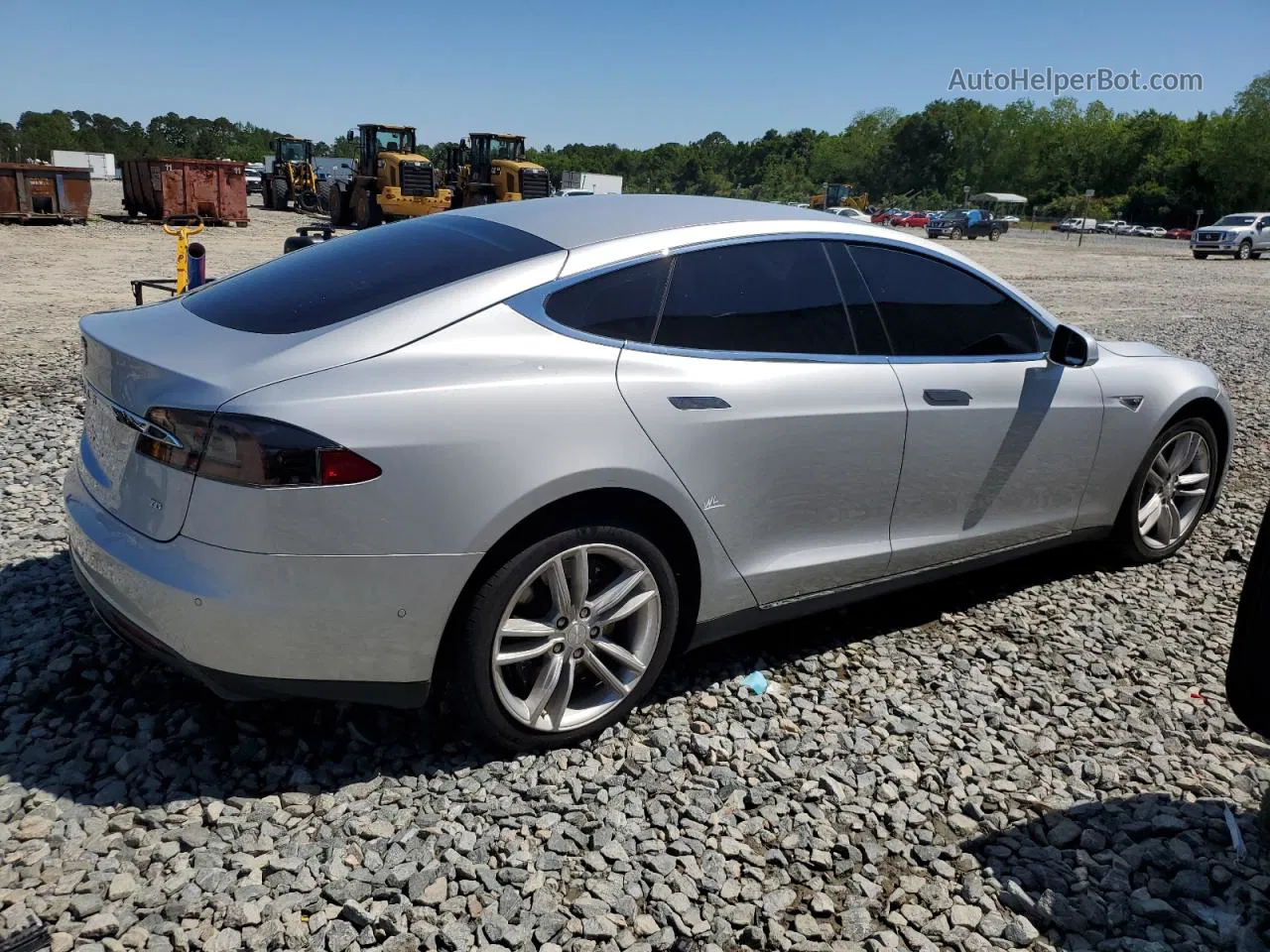 2016 Tesla Model S  Silver vin: 5YJSA1E17GF122203