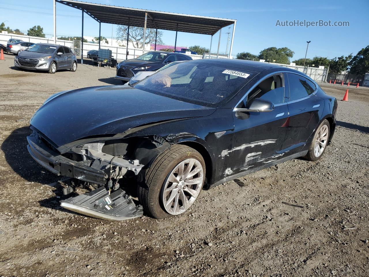 2016 Tesla Model S  Черный vin: 5YJSA1E17GF132956