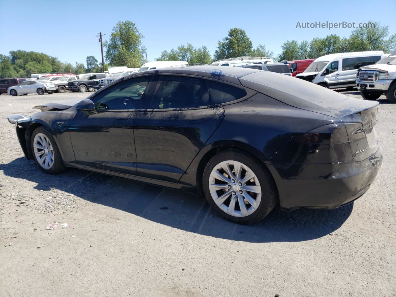 2016 Tesla Model S  Black vin: 5YJSA1E17GF143018