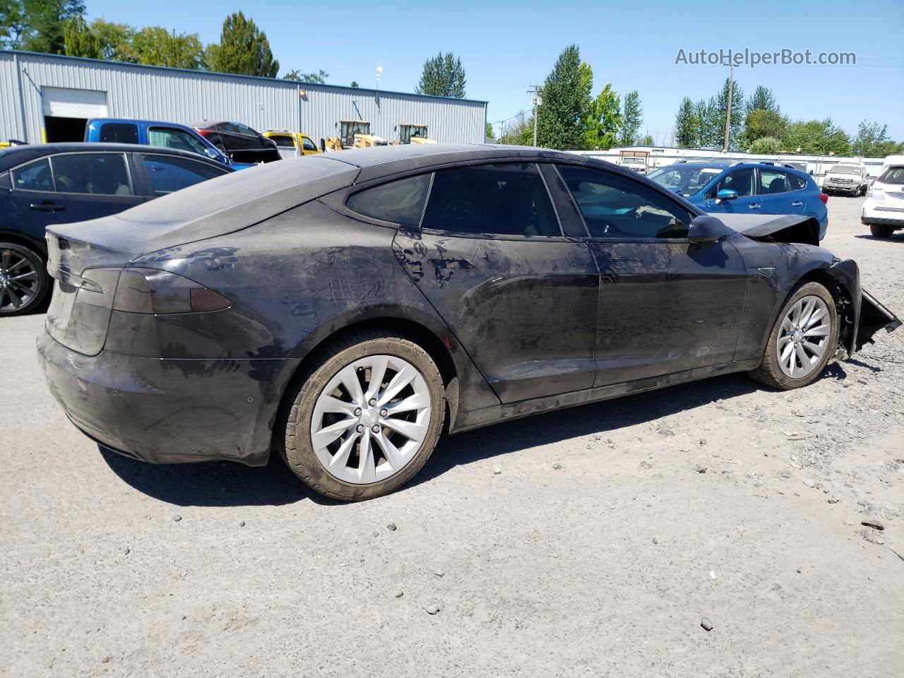 2016 Tesla Model S  Black vin: 5YJSA1E17GF143018