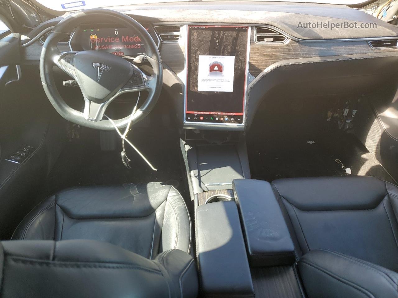 2016 Tesla Model S  Серый vin: 5YJSA1E17GF146923