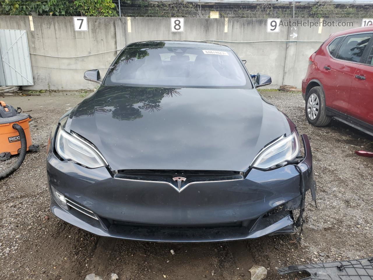 2016 Tesla Model S  Серый vin: 5YJSA1E17GF153550