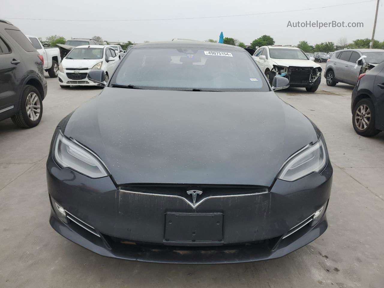 2016 Tesla Model S  Gray vin: 5YJSA1E18GF147983