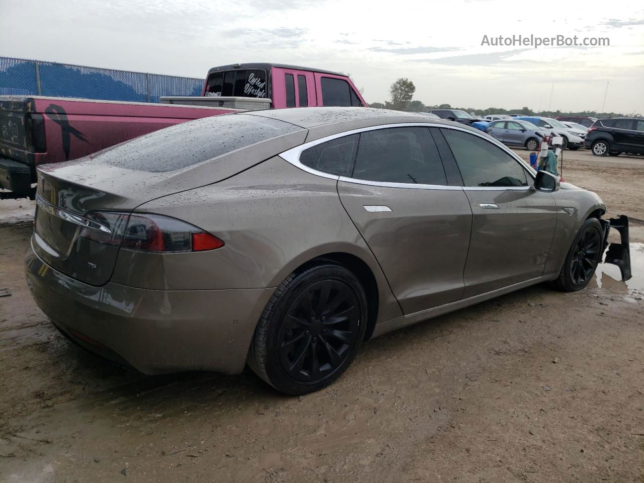 2016 Tesla Model S  Brown vin: 5YJSA1E1XGF159889