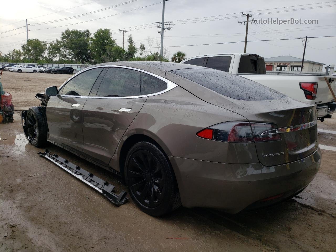 2016 Tesla Model S  Brown vin: 5YJSA1E1XGF159889