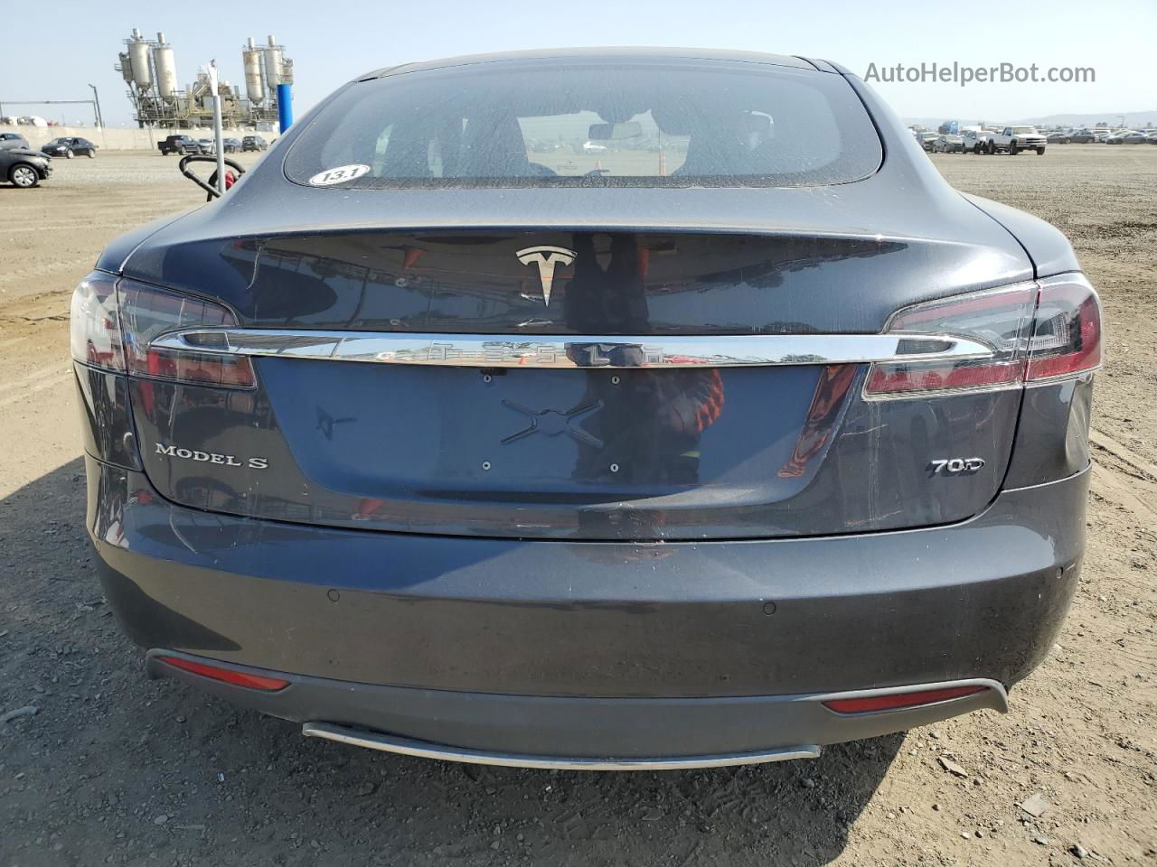 2015 Tesla Model S  Blue vin: 5YJSA1E20FF114094