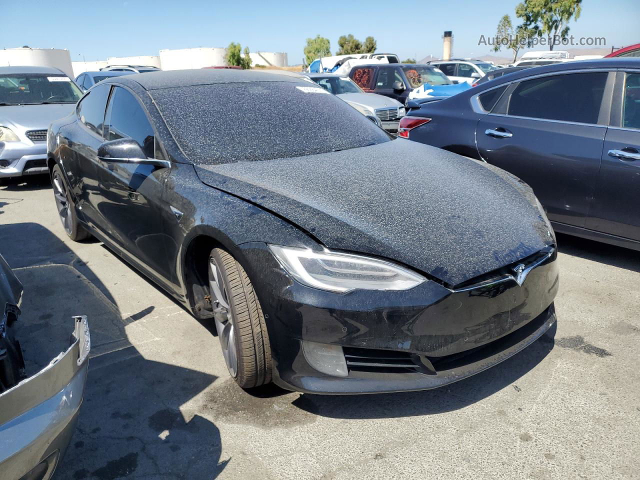 2016 Tesla Model S  Black vin: 5YJSA1E20GF169498