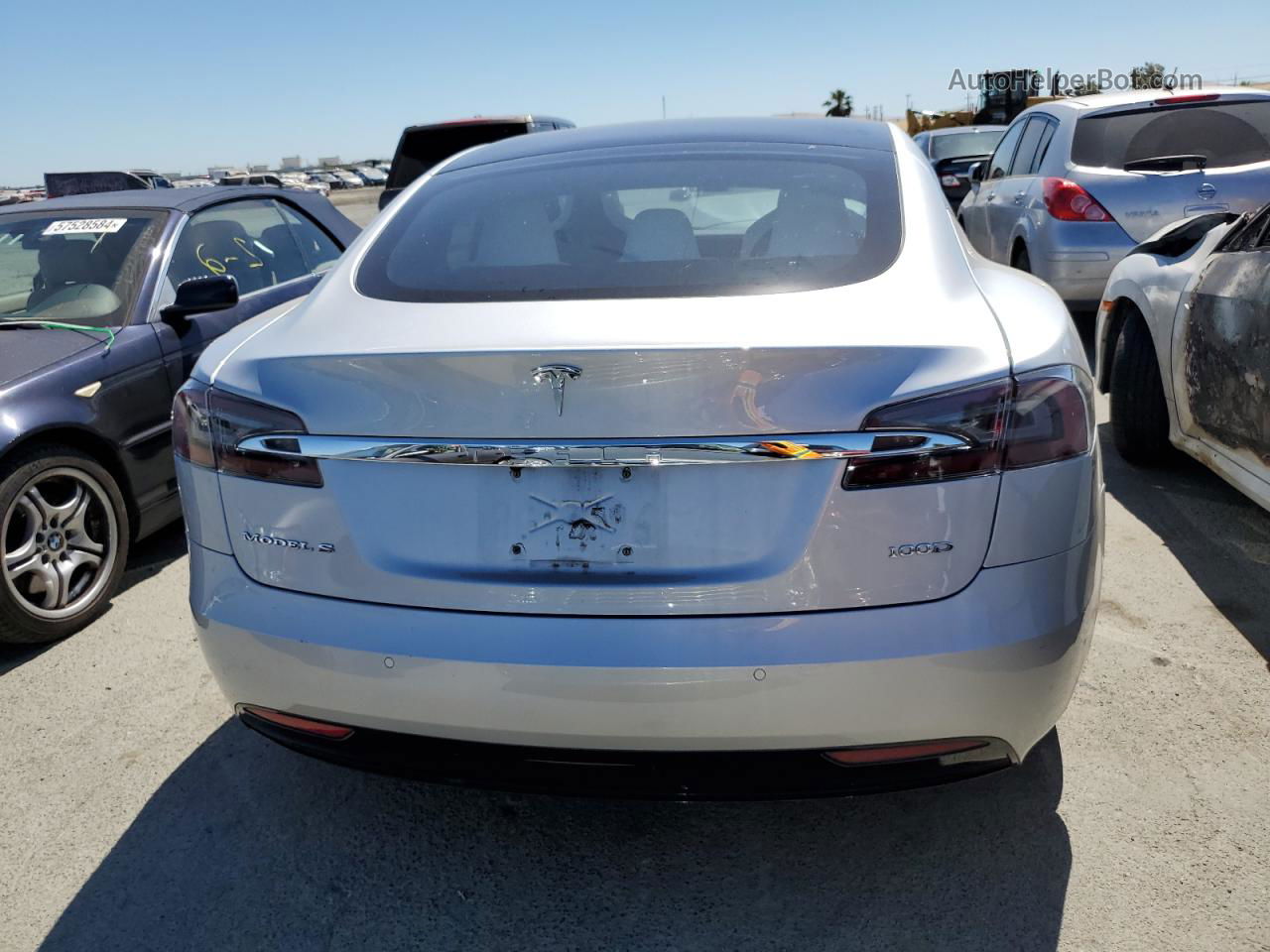 2018 Tesla Model S  Silver vin: 5YJSA1E20JF287087