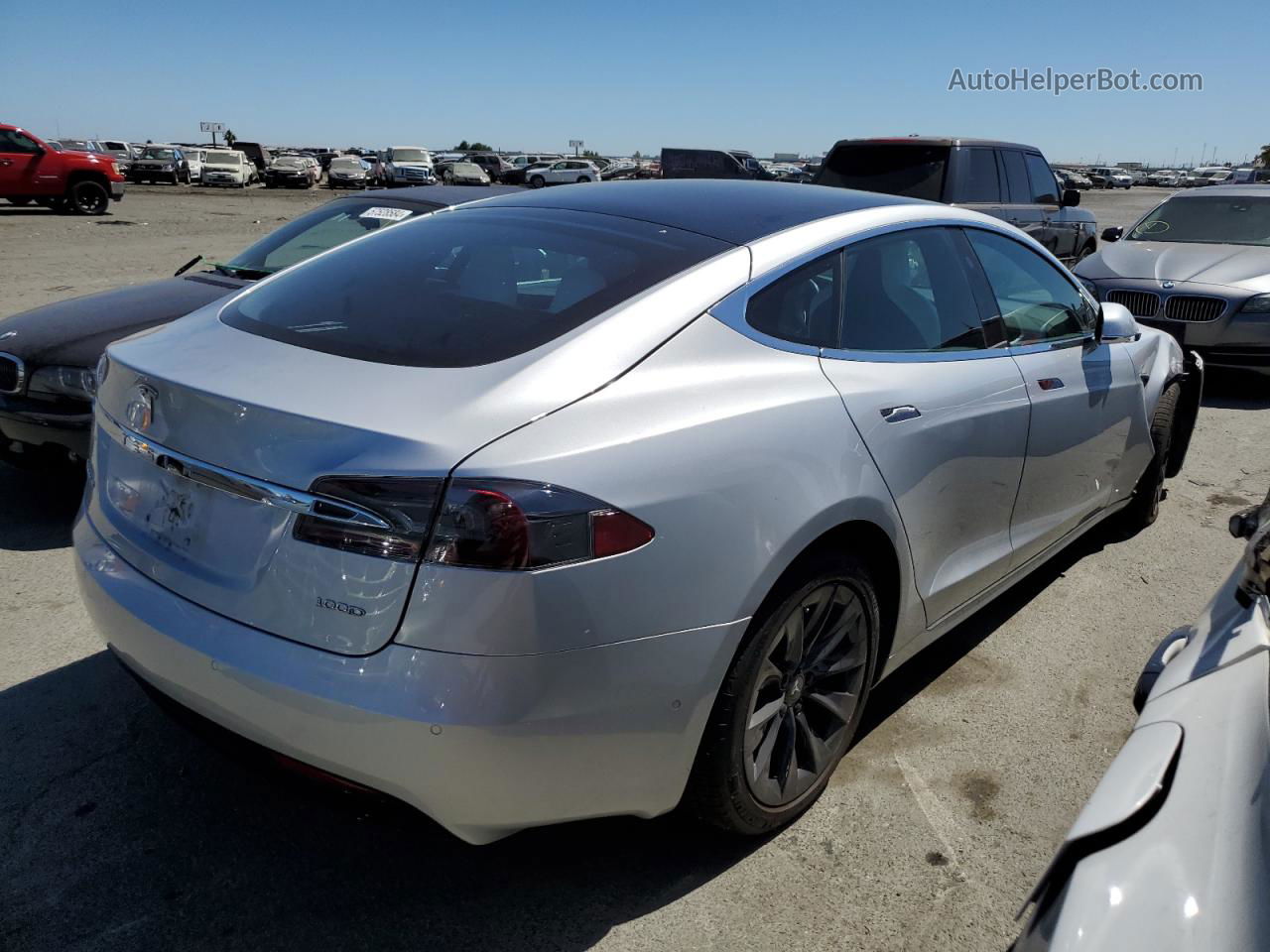 2018 Tesla Model S  Silver vin: 5YJSA1E20JF287087