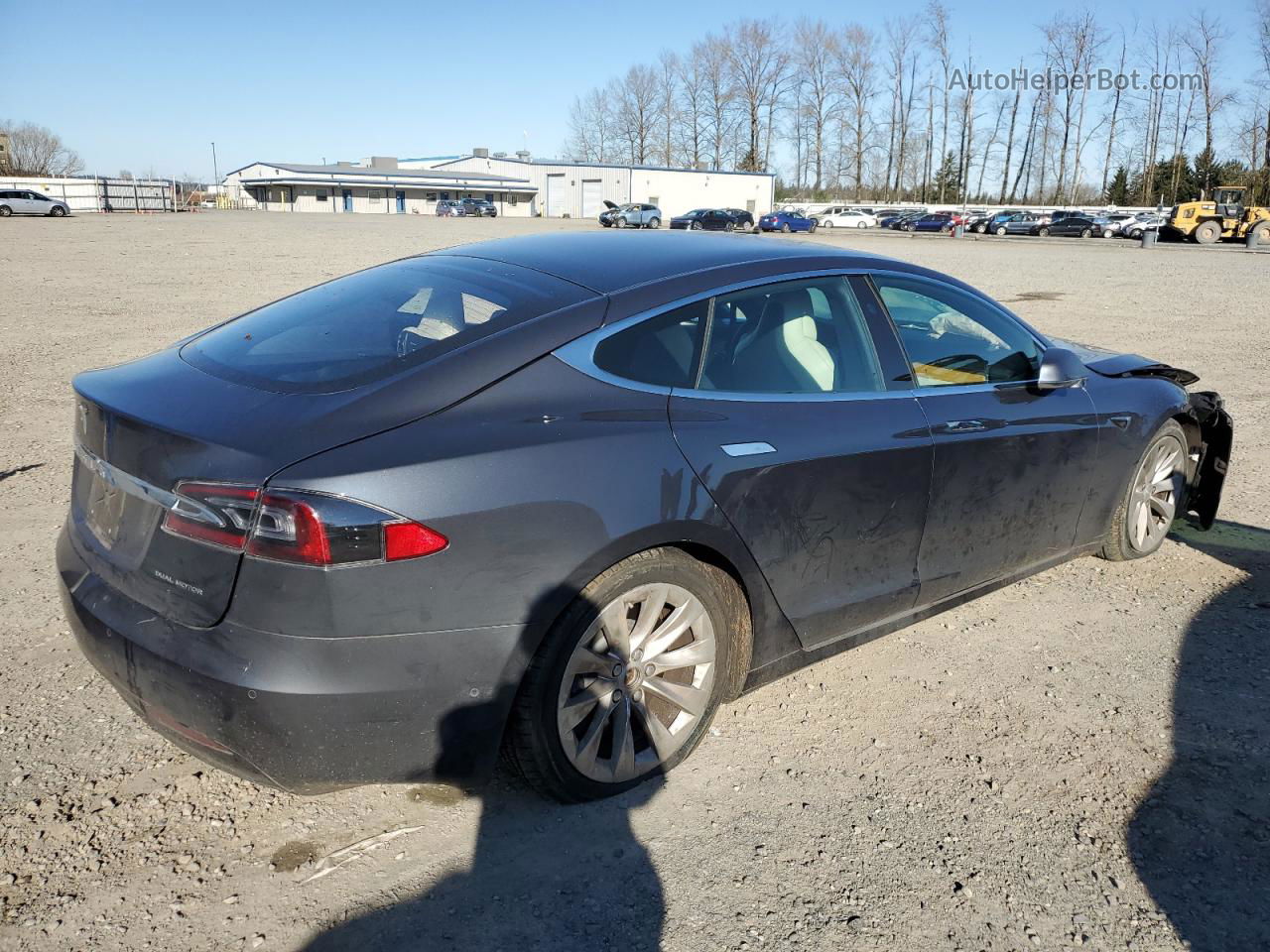 2019 Tesla Model S  Gray vin: 5YJSA1E20KF347810