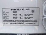 2020 Tesla Model S Long Range White vin: 5YJSA1E20LF402547