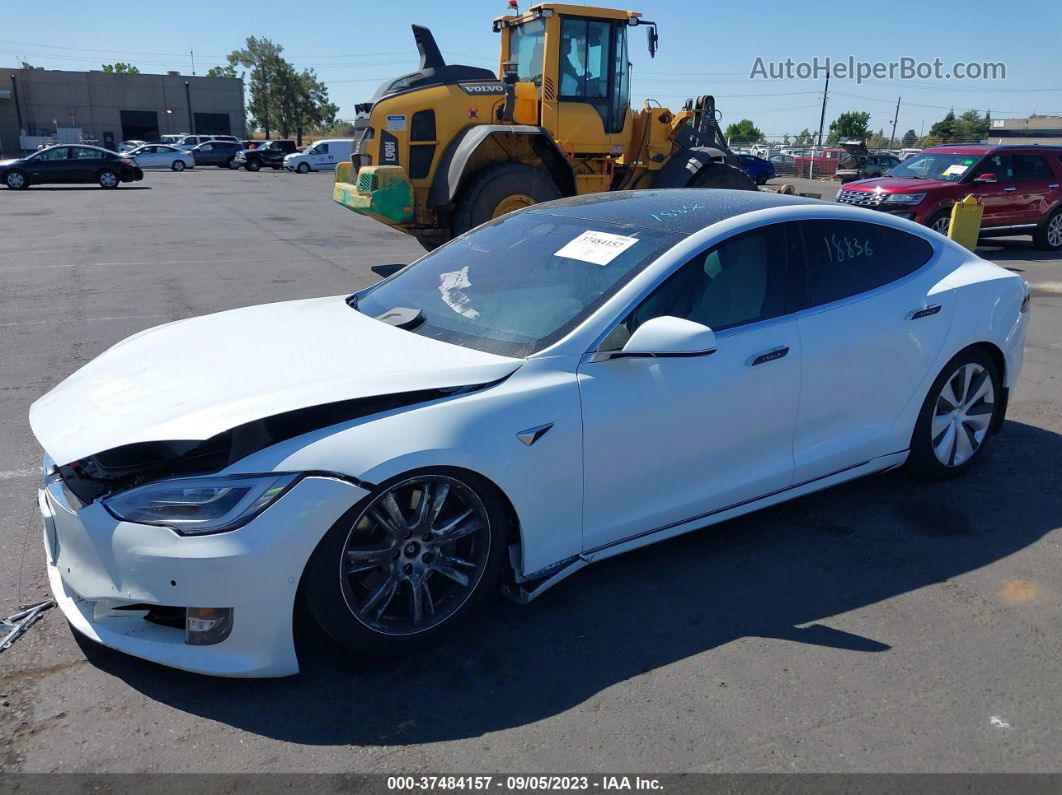 2020 Tesla Model S Long Range White vin: 5YJSA1E20LF402547