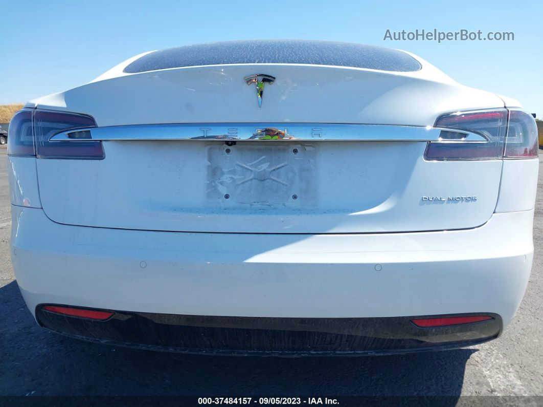 2020 Tesla Model S Long Range White vin: 5YJSA1E20LF402547