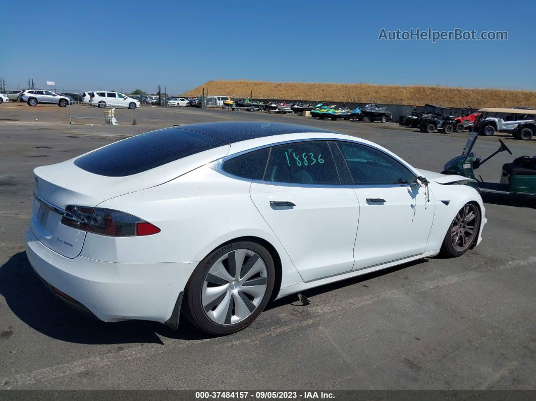 2020 Tesla Model S Long Range White vin: 5YJSA1E20LF402547