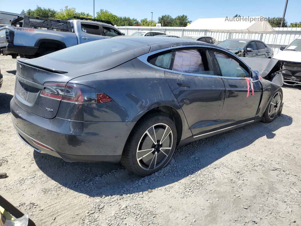 2016 Tesla Model S  Серый vin: 5YJSA1E21GF132380