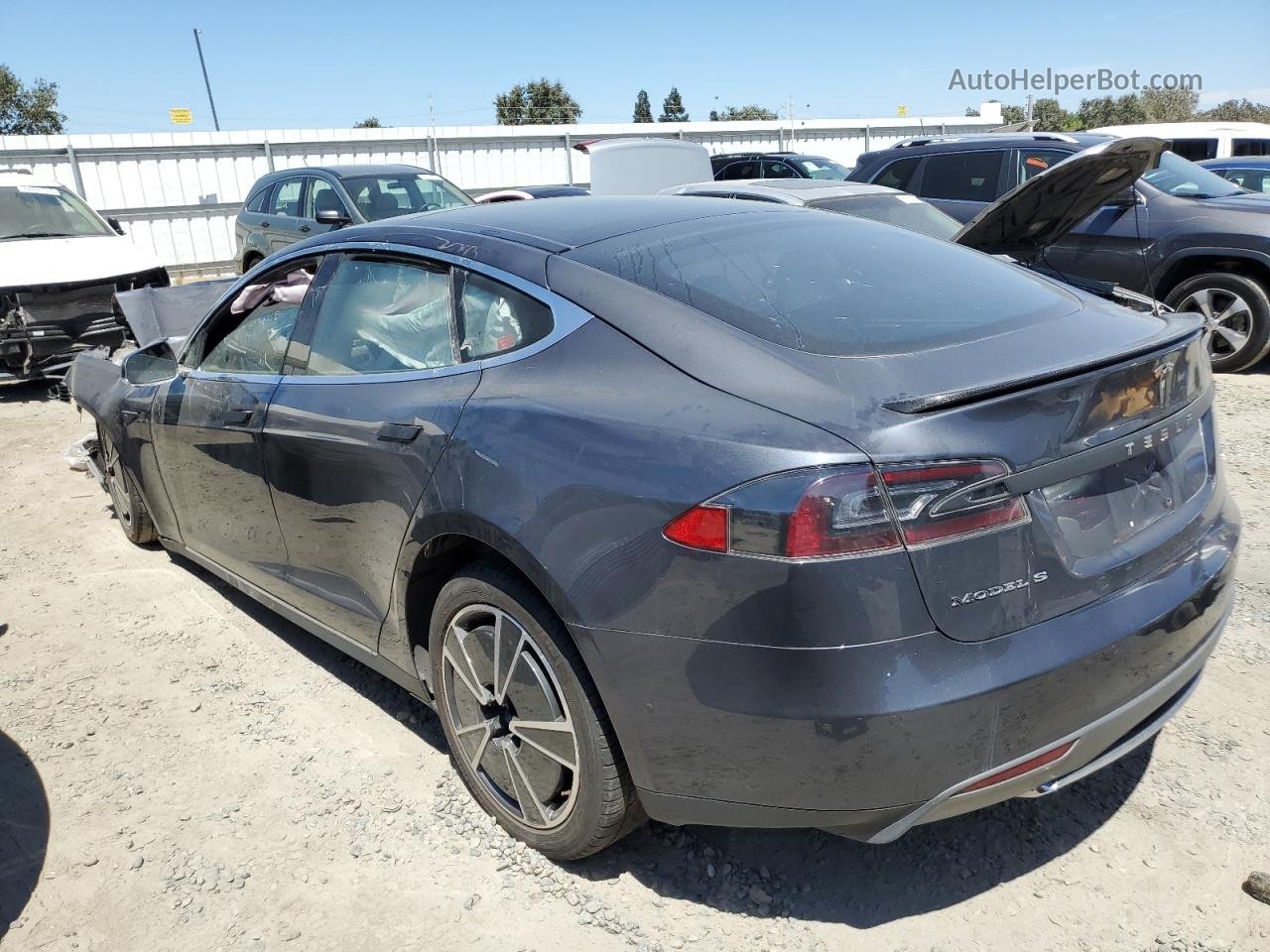 2016 Tesla Model S  Серый vin: 5YJSA1E21GF132380