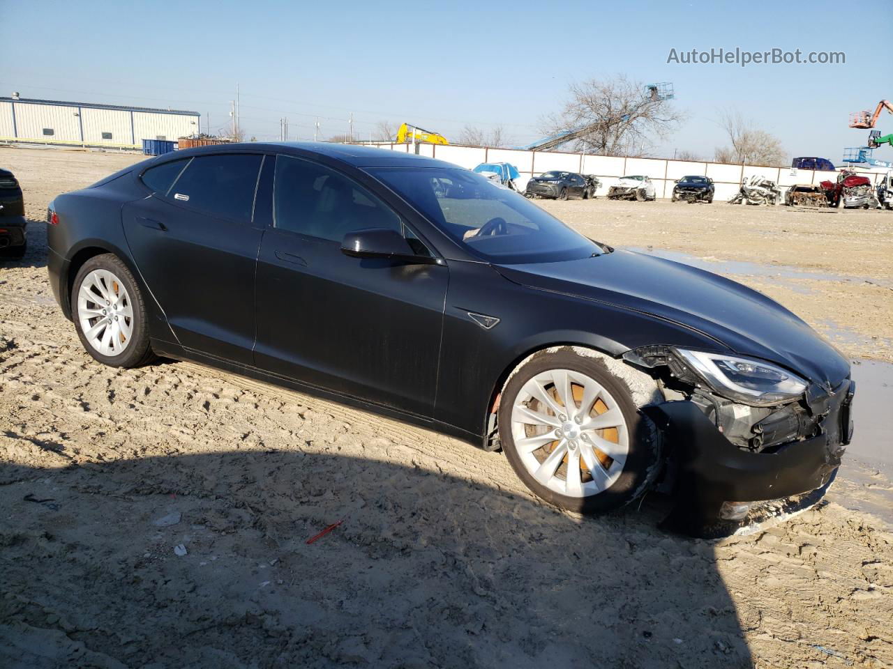 2016 Tesla Model S  Black vin: 5YJSA1E21GF143640