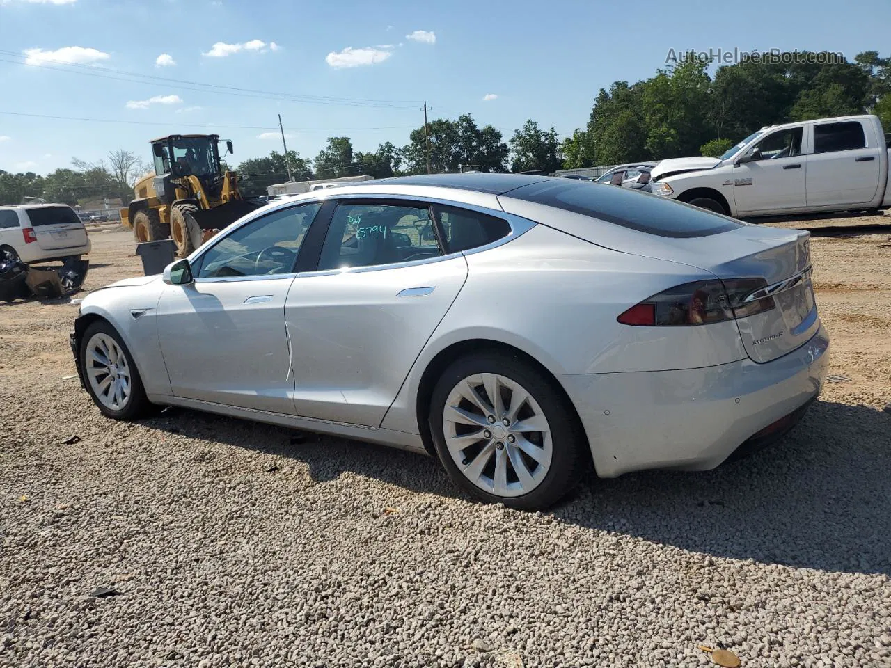 2016 Tesla Model S  Silver vin: 5YJSA1E21GF145095