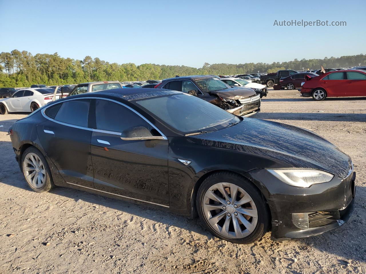 2016 Tesla Model S  Black vin: 5YJSA1E21GF160793