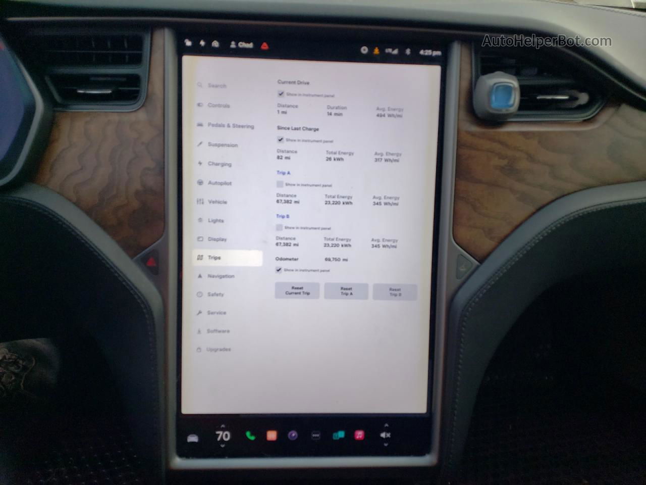 2018 Tesla Model S  Черный vin: 5YJSA1E21JF291567