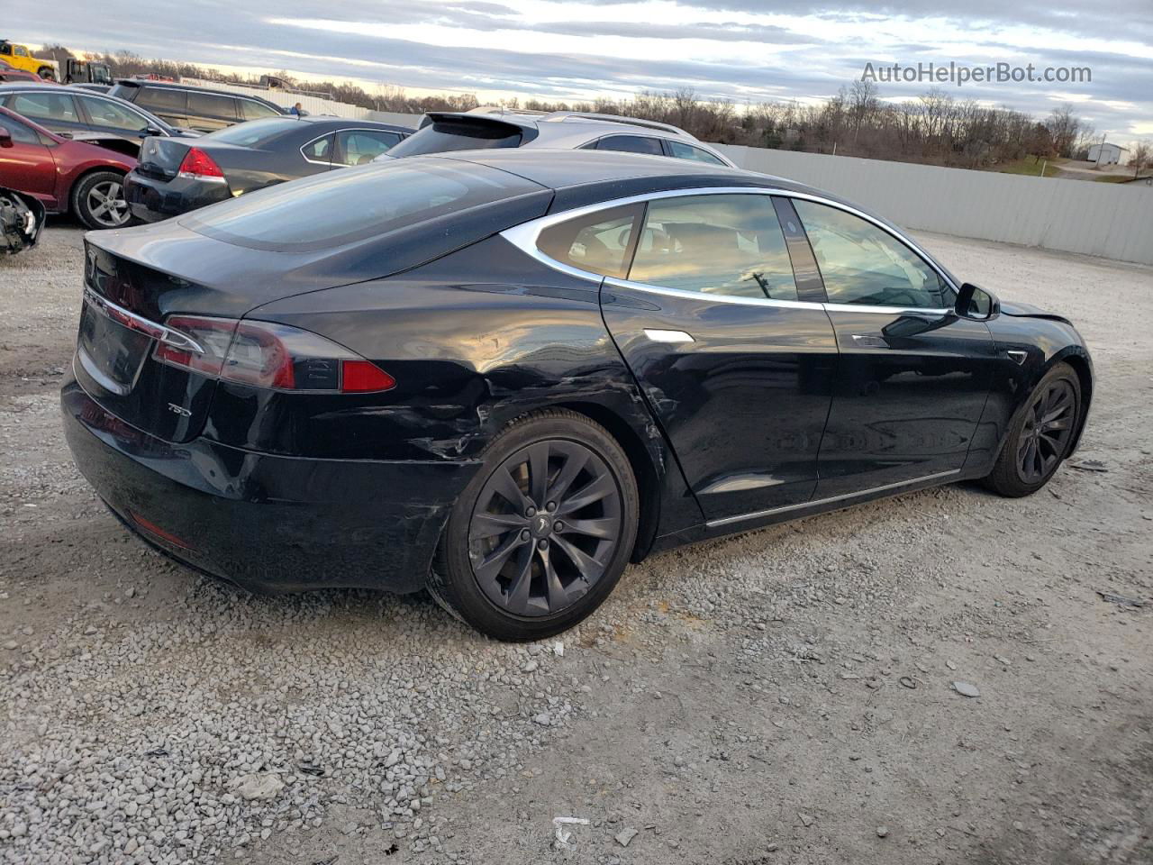 2018 Tesla Model S  Black vin: 5YJSA1E21JF291567