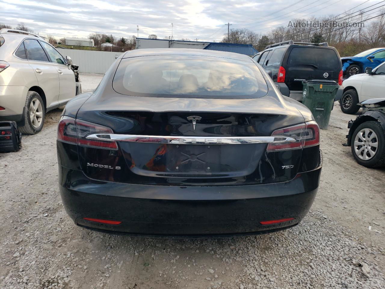 2018 Tesla Model S  Черный vin: 5YJSA1E21JF291567