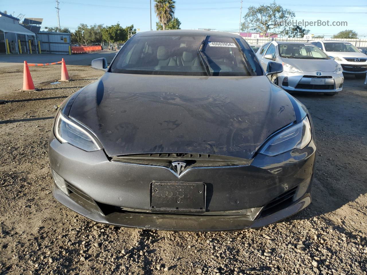 2020 Tesla Model S  Gray vin: 5YJSA1E21LF349230