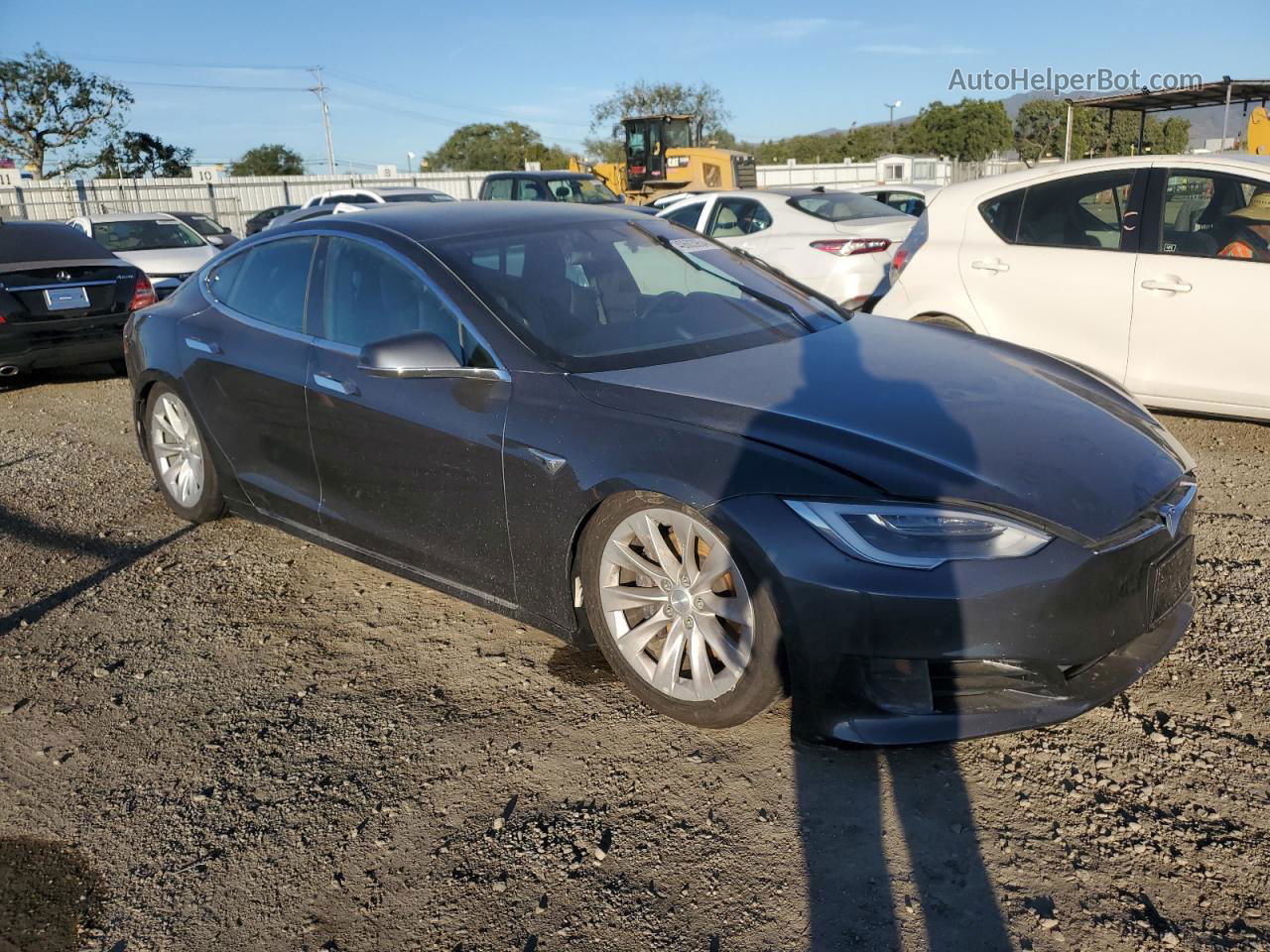 2020 Tesla Model S  Gray vin: 5YJSA1E21LF349230