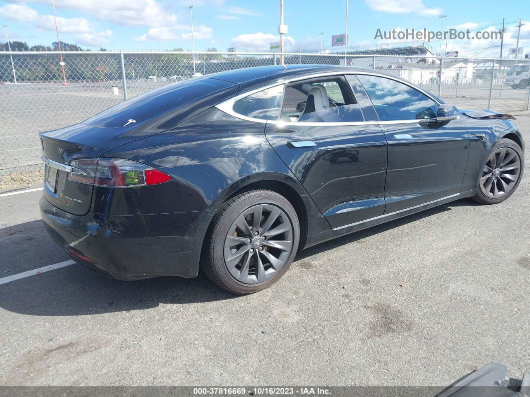 2020 Tesla Model S Long Range Black vin: 5YJSA1E21LF360647