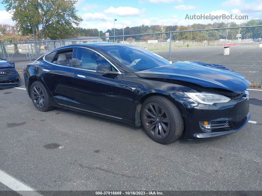 2020 Tesla Model S Long Range Black vin: 5YJSA1E21LF360647