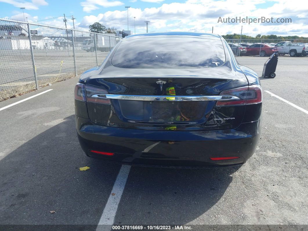 2020 Tesla Model S Long Range Black vin: 5YJSA1E21LF360647